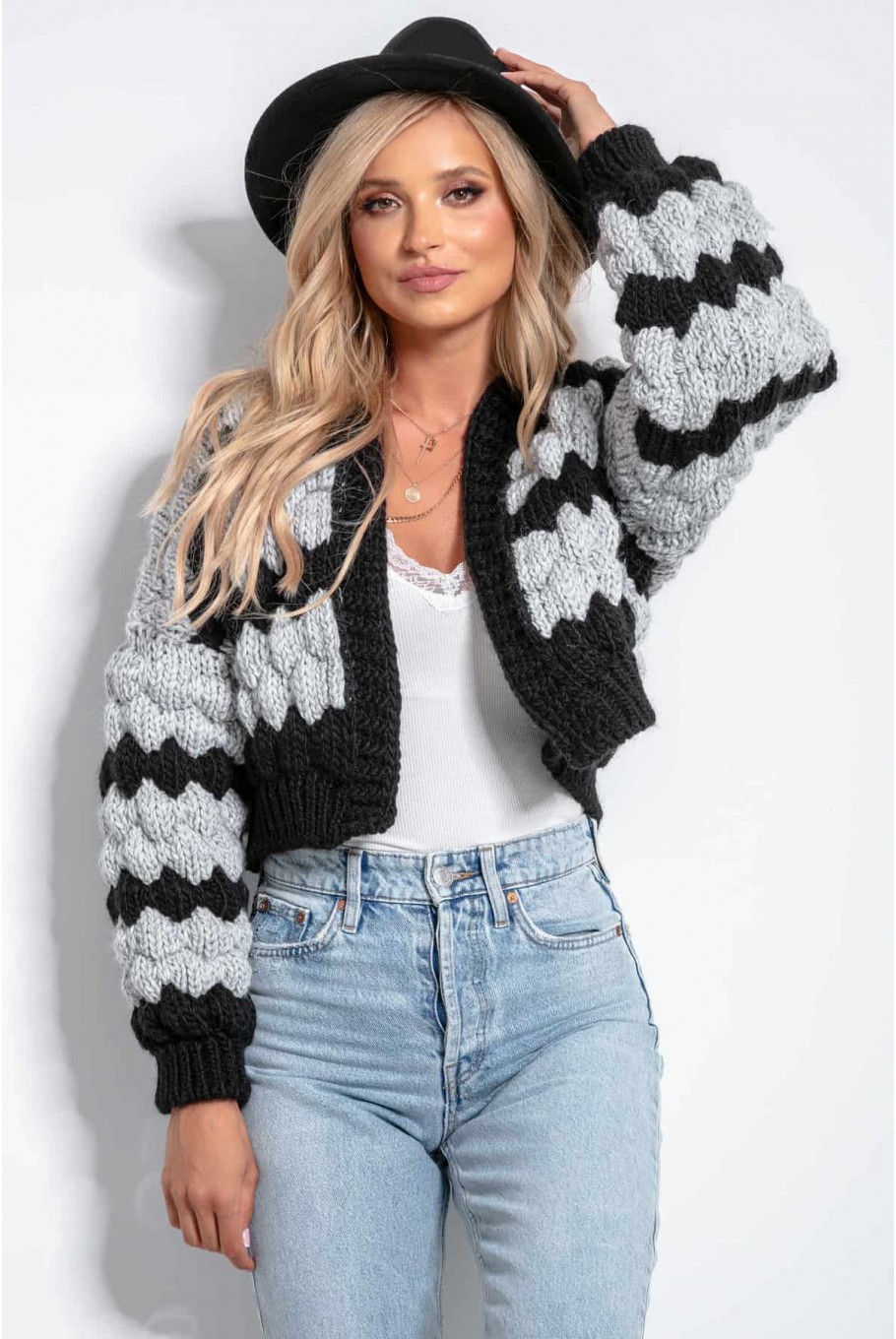 Cardigan lana de alpaca